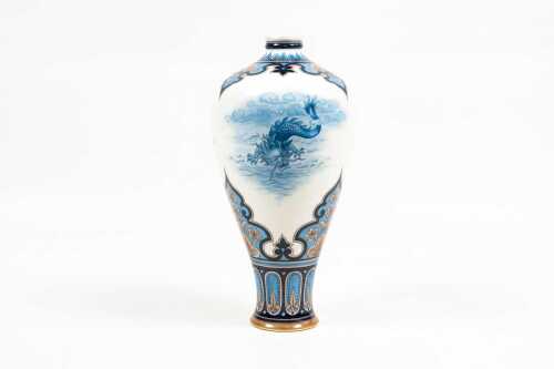 Antique Hadley's Ware porcelain vase