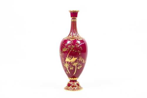 Royal Crown Derby porcelain vase