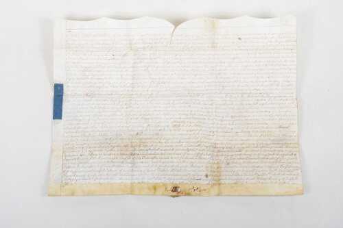 George II era indenture, 1739