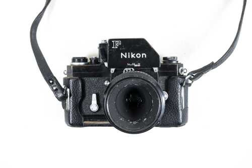 Nikon F Photomic SLR film camera in black