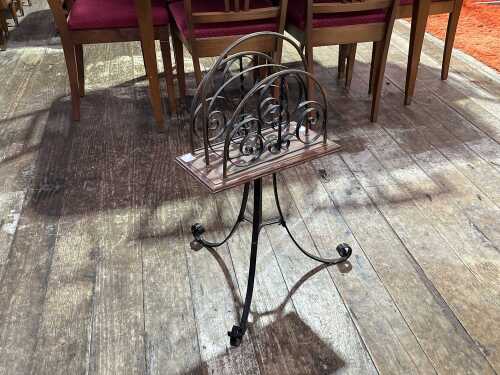 Vintage magazine rack