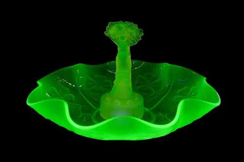 Art Deco uranium centrepiece bowl