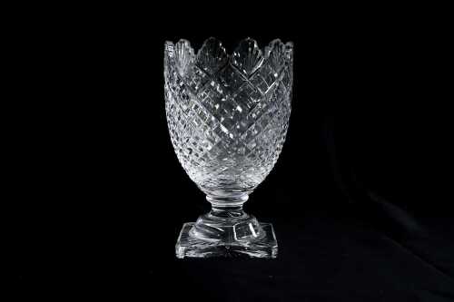 Waterford Crystal Irish Master Cutter Collection footed vase