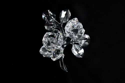 Swarovski Crystal In The Secret Garden 'Roses' figure