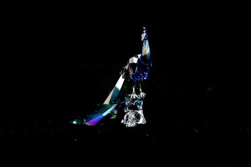 Swarovski Crystal Peacock figure