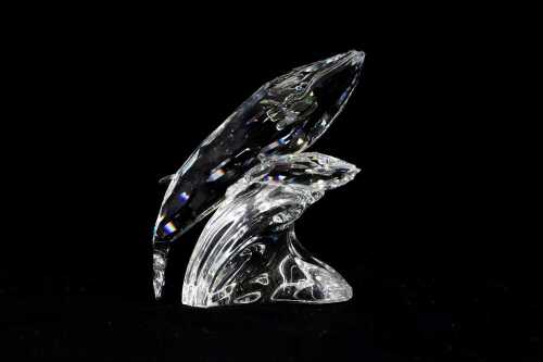 Swarovski Crystal Care for Me - The Whales figure