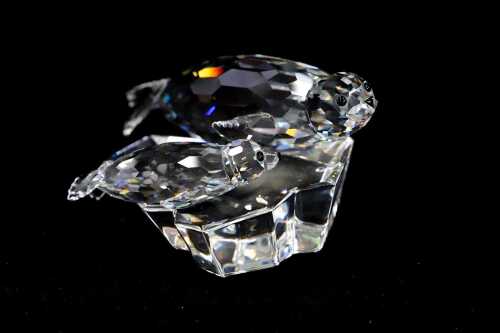Swarovski Crystal Save the Seals figure