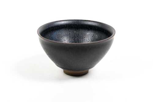 Chinese hare's fur Jian Ware ceramic tea bowl