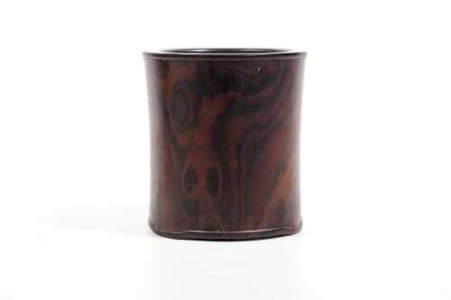 Huali timber brush pot