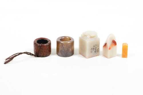 Five Chinese scholar's pieces