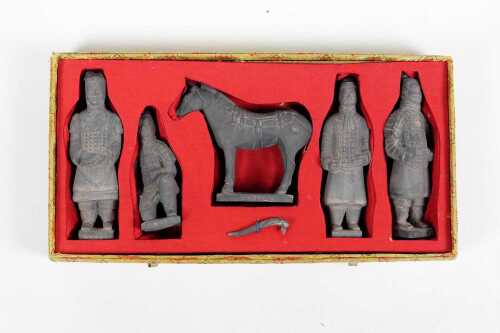 Terracotta warriors souvenir ceramic figures