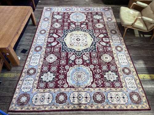 Afghan Chobi hand knotted wool rug