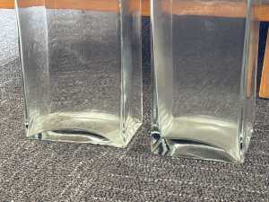 Contemporary glass decorative vases - 2
