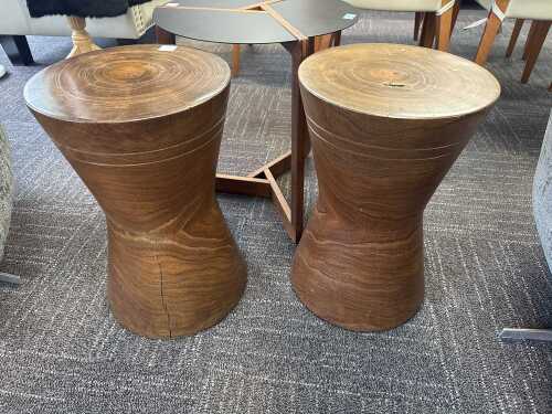 Pair of Jo Wilson Foot stools RRP$1000 each