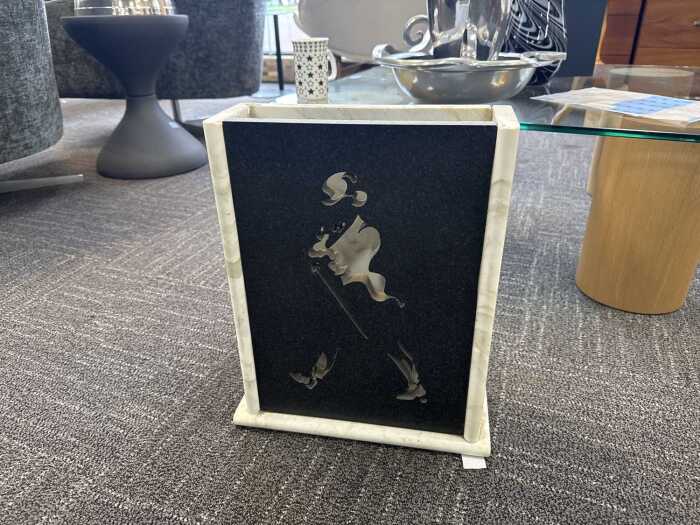 Johnny Walker Light Box in marble