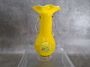 Two mid-century art glass vases - 4