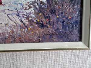 Richard Chamerski (1951-2022), The Clearing, Mt Macedon. Oil painting on board - 3