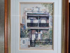 Two watercolour paintings on paper of Melbourne scenes - 2