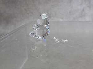 Swarovski Crystal Mother and Baby Beaver figures - 3