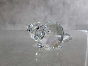 Swarovski Crystal Mother and Baby Beaver figures - 4
