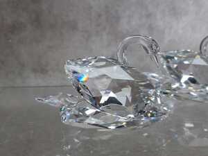 Three Swarovski Crystal Beauties of the Lake swan figures - 4