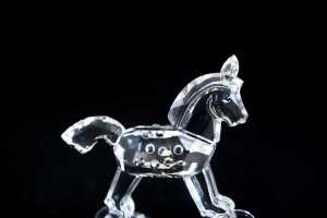 Swarovski crystal 'Rocking Horse' figure - 2