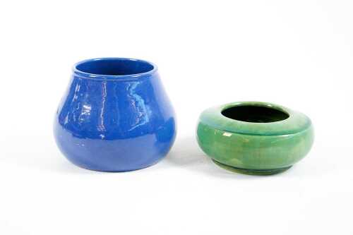 Two Australian drip glaze pottery pieces