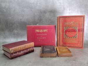 Antique books, including Egypt