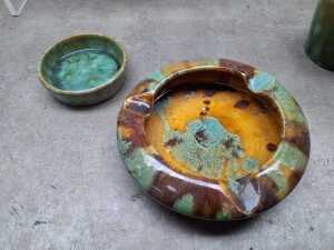 Collection of John Campbell pottery pieces - 4