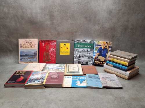 Australian literature books, including vintage and antique