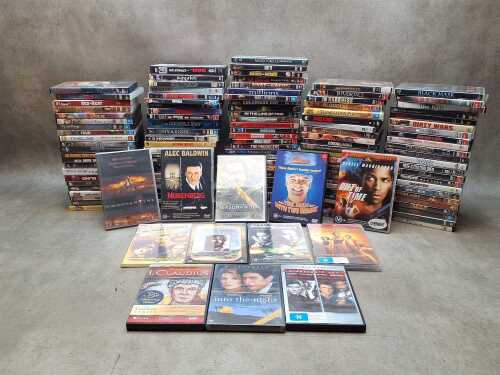 Assorted DVDs, over 100