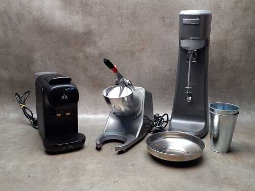 Three kitchen appliances