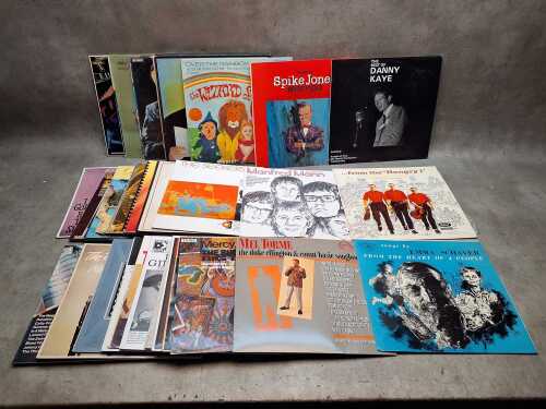 Vinyl records, mostly Jazz and Comedy