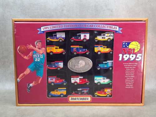 Matchbox 1995 NBL basketball limited edition club car collectibles
