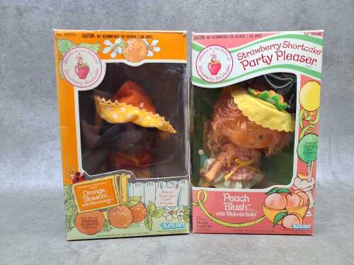 Two vintage 1984 Kenner Strawberry Shortcake friends