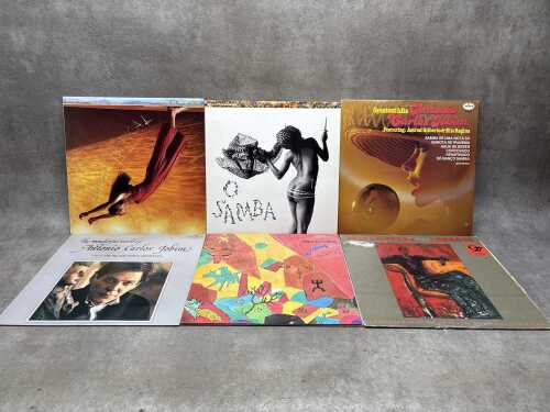 Six Latin Jazz vinyl records