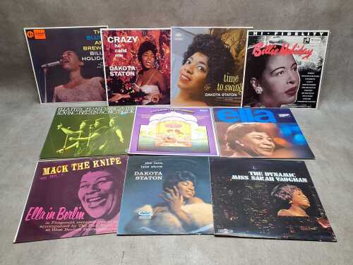 10 female Jazz vocals vinyl records
