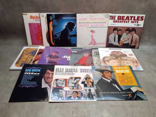 '60s vinyl records, together with The Blues Legend 4 LP box set