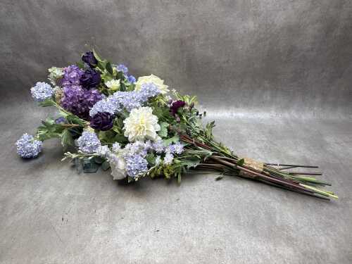 Artificial long-stemmed flowers