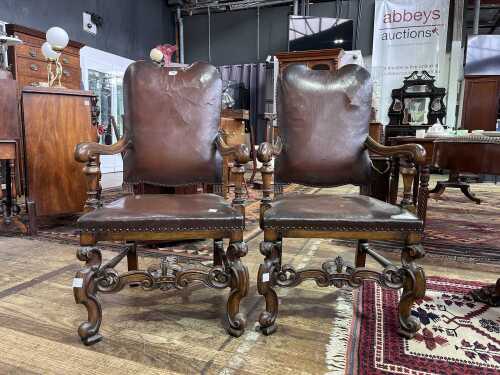 Pair of antique armchairs