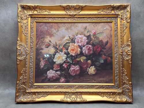 After Albert Williams, Floral still life. Photographic print on paper