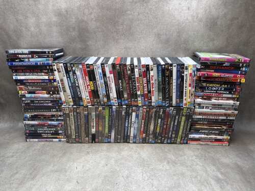 Assorted DVDs, over 100