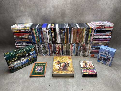 Assorted DVDs, over 100 some adult