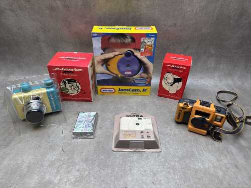 Assorted cameras