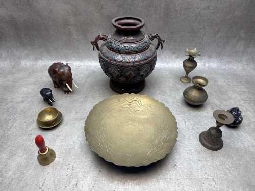 Vintage Asian decorative items