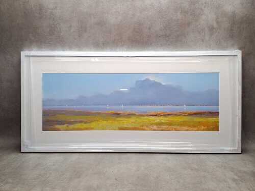 Framed print of coastal scene