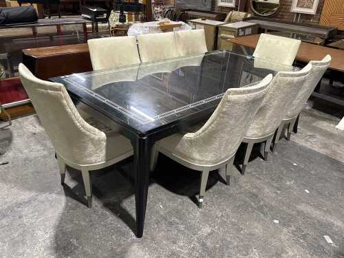 Nine-piece dining suite