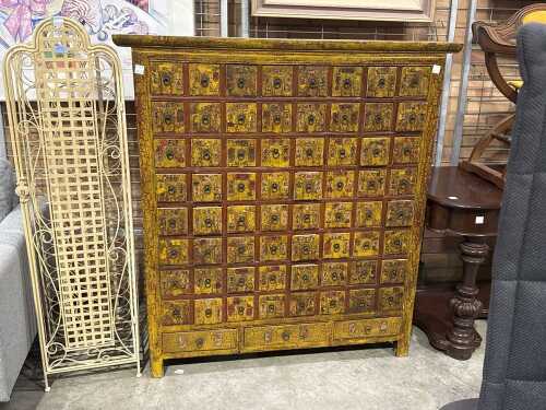 Vintage Chinese apothecary chest