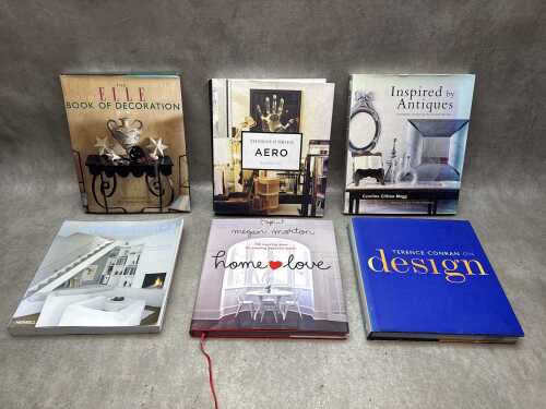 Six Interior Design reference books