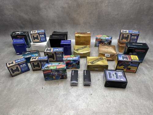 Assorted binoculars